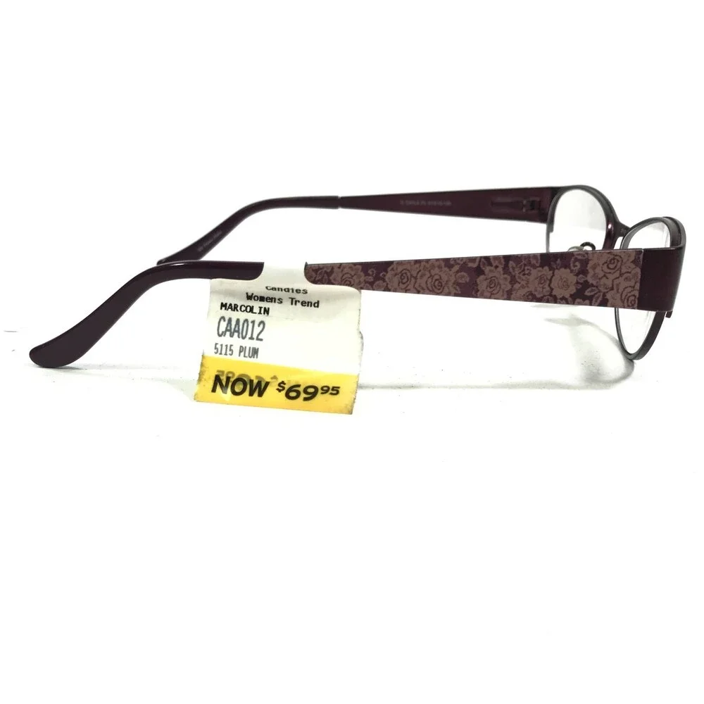 Candie's C CAYLA PL Eyeglasses Frames Purple Round Oval Full Rim 51-15-135